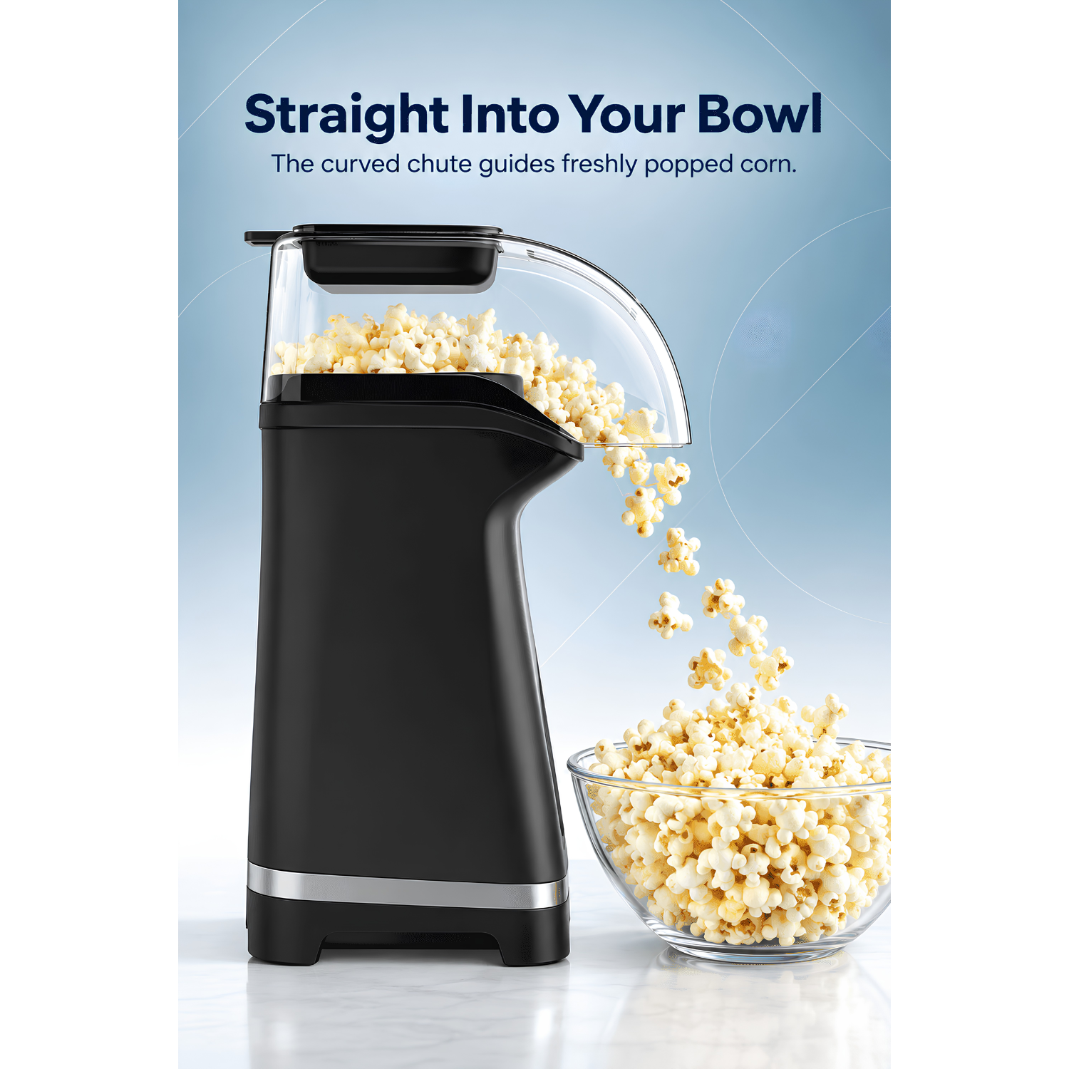 Moxedo Mini Electric Popcorn Maker with Measuring and Melting Cup
