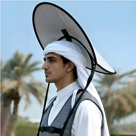 360° UV Protection Sun Hat with Storage Pouch & Adjustable Waist Belt