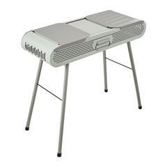 Portable Folding Suitcase Charcoal BBQ Grill for Outdoor Garden and Patio Use