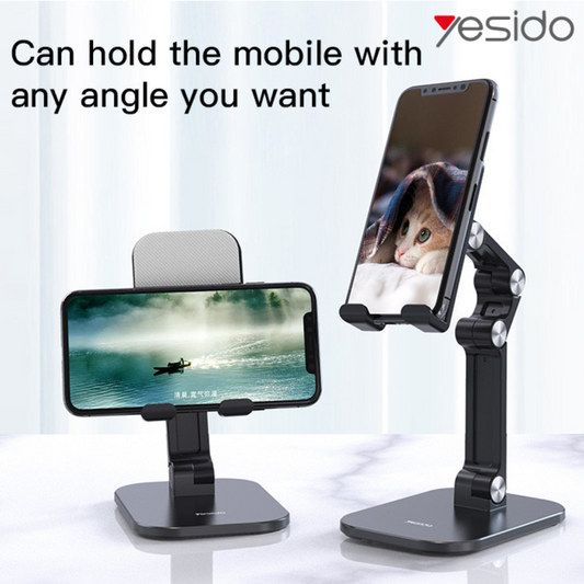 Desktop Mobile Phone Stand Aluminum Alloy Tablet Holder - Yesido C104