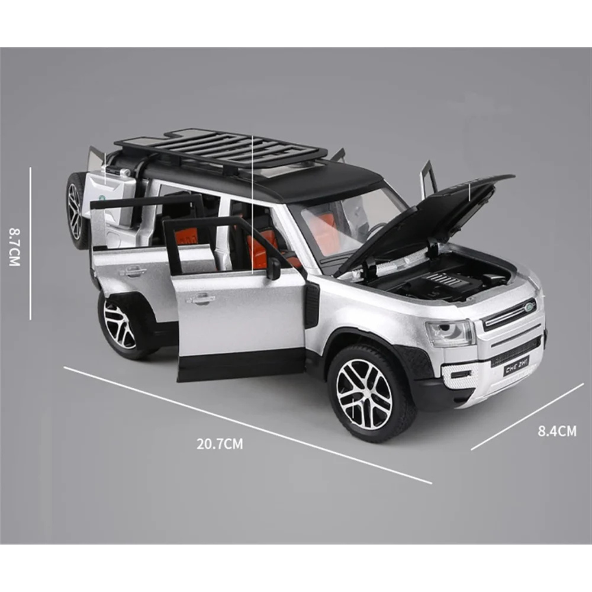 Defender Car Square Model Land Rover Defender 1:24 Scale Die Cast Model Car in Qatar – Qmax Qatar