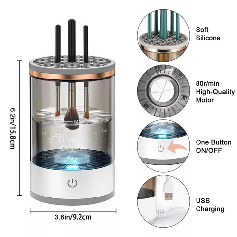 Automatic Electric Makeup Brush Cleaner Machine