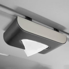 Leather Tissue Dispenser for Car Sun Visor