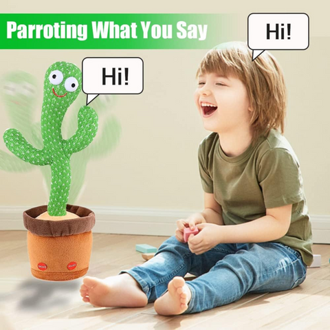 Dancing Cactus Toy - Kids Funny Talking Cactus