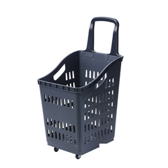 Supermarket Shopping Basket Trolley Cart with Wheels