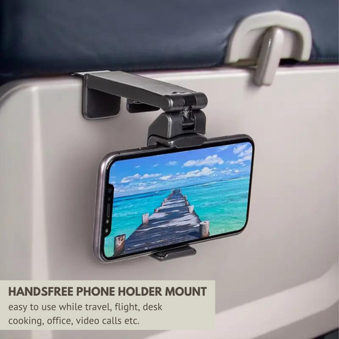 Handsfree Mobile Phone Holder Mount - Multi-Directional, Pocket-Size