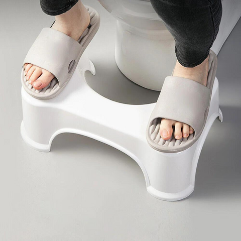 Squat Stool for Western Toilet, Non-slip Foot Rest Under Desk
