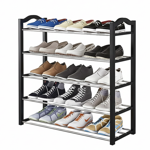 Easy 5 Tier Shoe Organizer Rack – Qmax Qatar