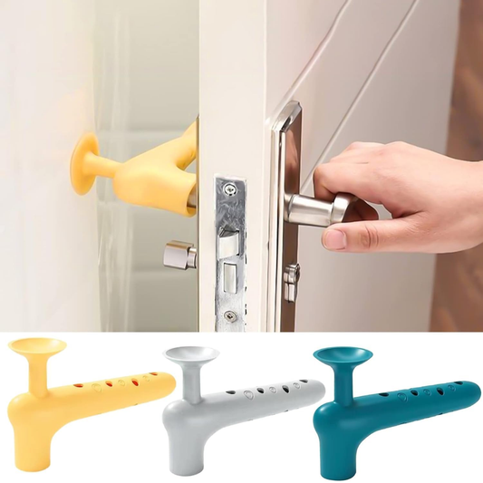 Anti Collision Silicone Door Handle Knob Cover for Back Wall Protection Pack of 2 Pieces