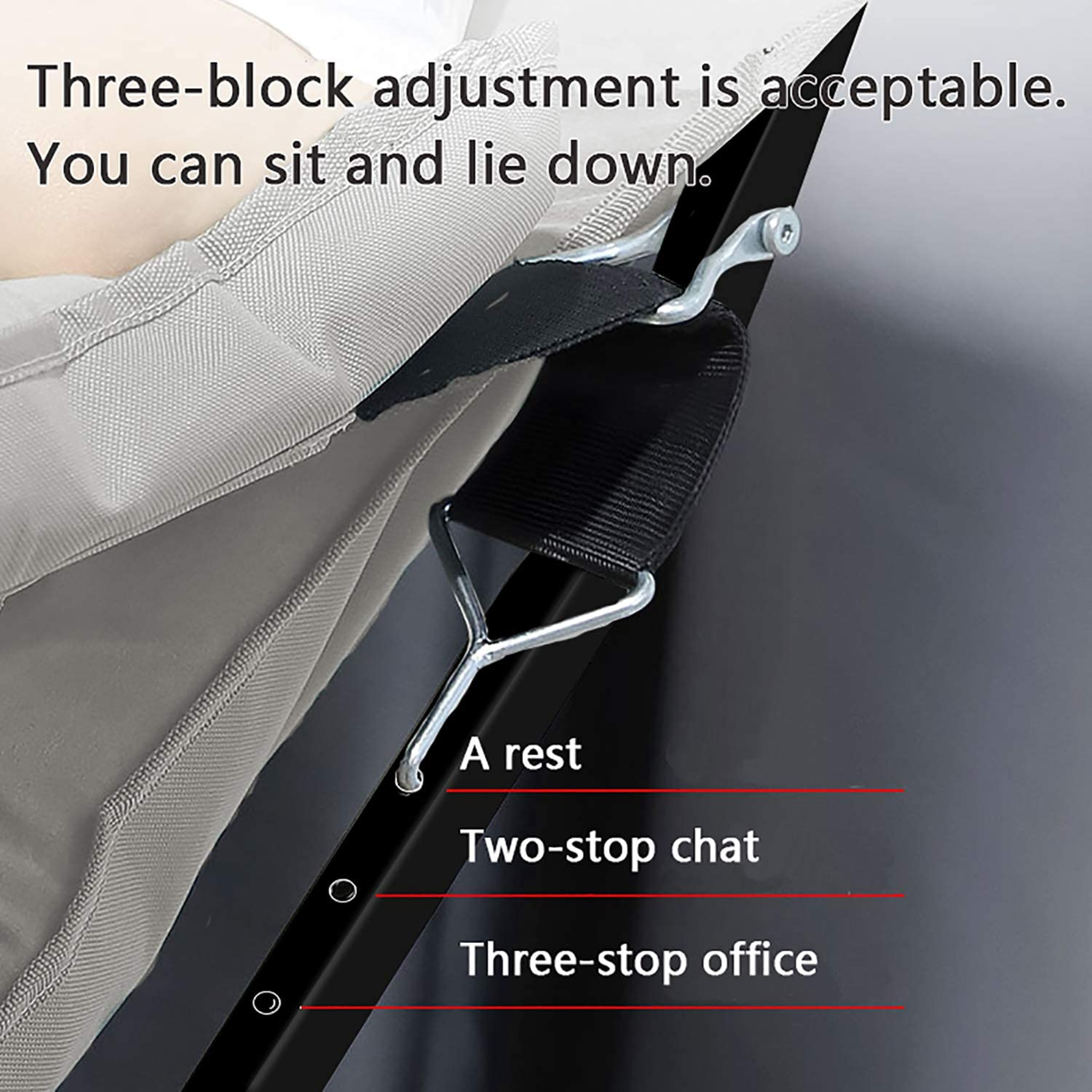 Lazy Lounge Chair Recliner Sofa, Cushioned Relaxing Chair with Side Pocket & Arm Rest