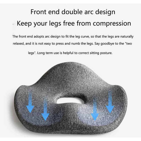 Orthopedic Memory Foam Non-slip Posture Chair Seat Cushion