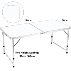 Mini Folding Aluminium Table for Outdoor, Picnic, Camping, Beach, Backyard