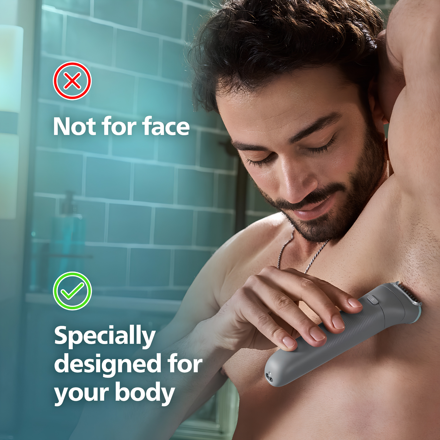 Philips Body Groomer 3000 Series – Body and Balls, Skin Friendly Intimate Trim and Shave