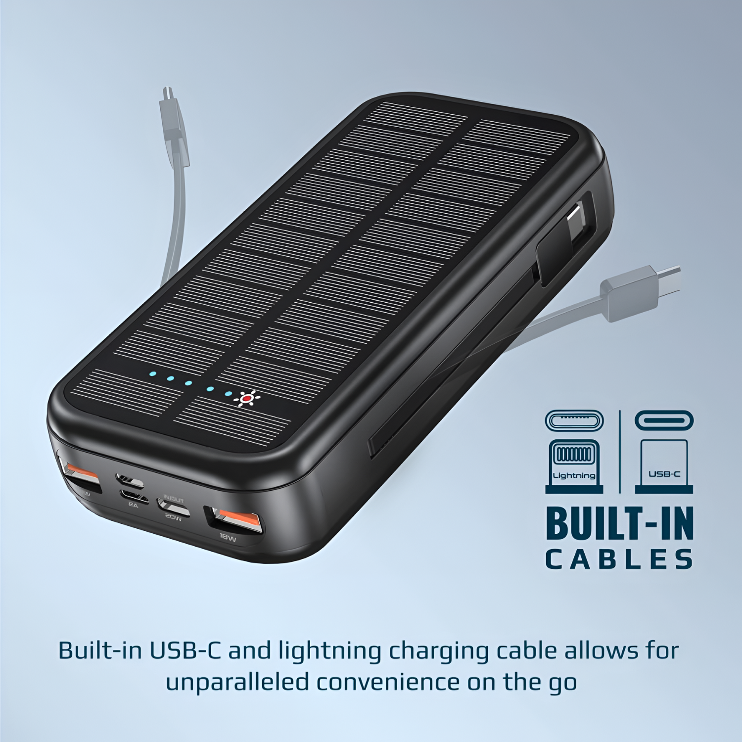 Green Lion PD20W Solar 2 Fast Charging 20000mAh Power Bank