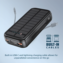 Green Lion PD20W Solar 2 Fast Charging 20000mAh Power Bank