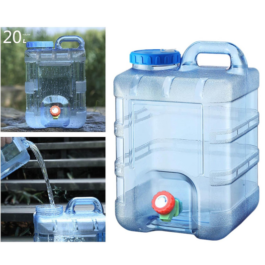 20 Liter Portable Camping Water Tank Container Can with Spigot Tap