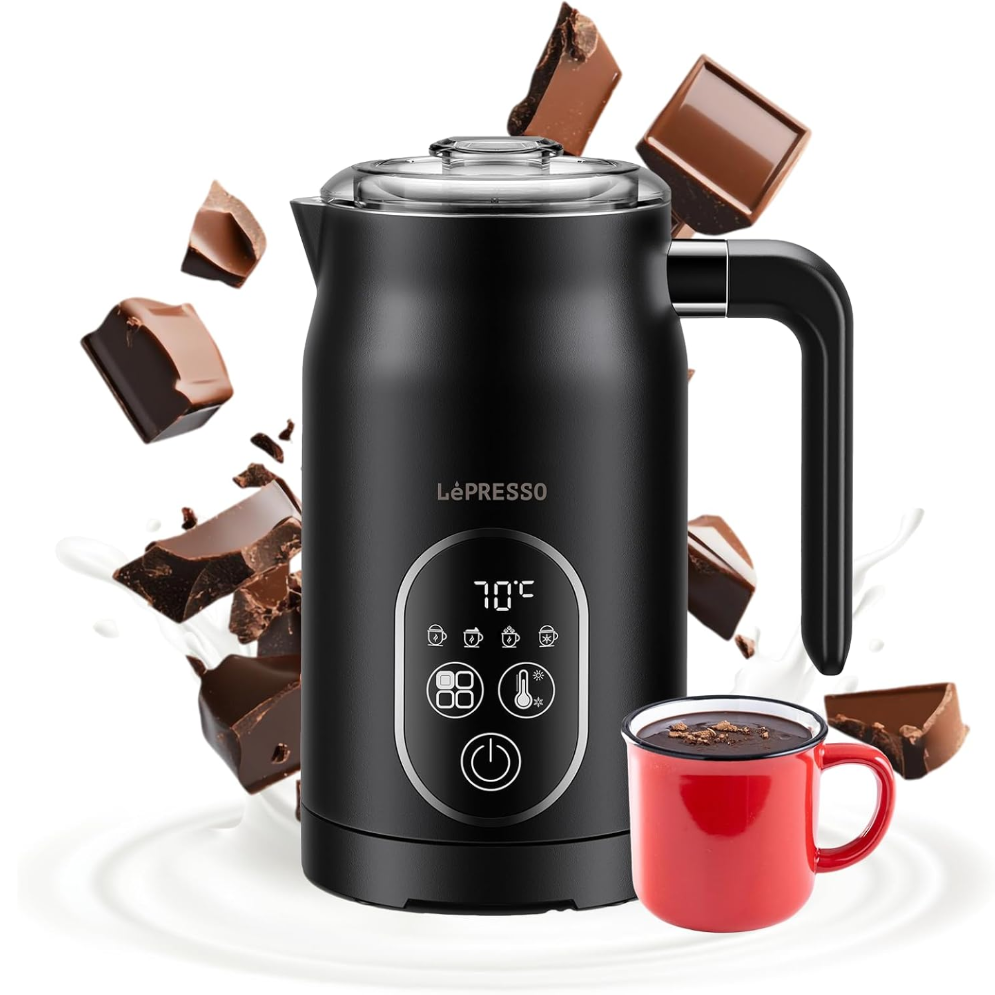 LePresso Four Froth Milk Frother 270mL