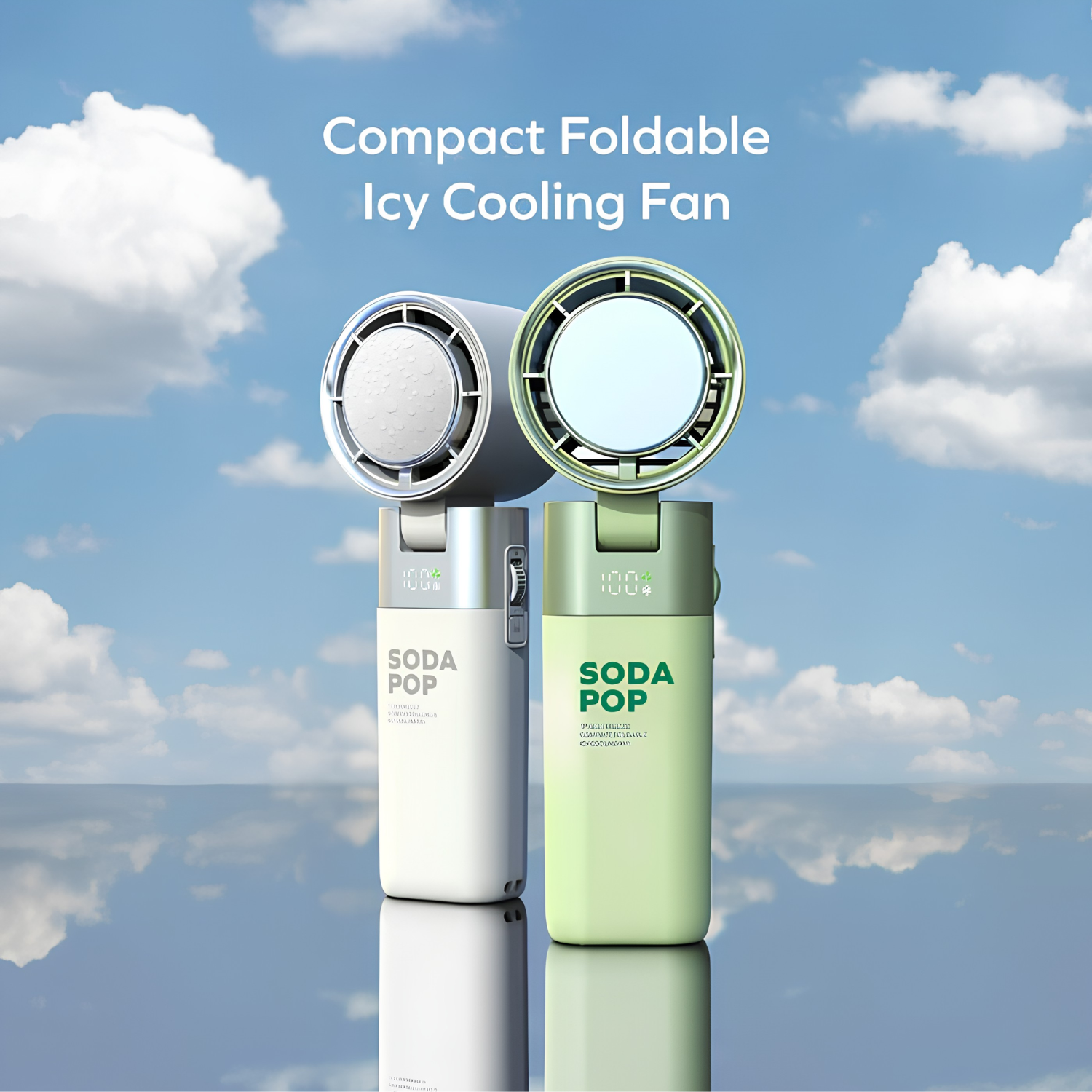 MOMAX - 1° Go Freeze Compact Foldable Icy Cooling Fan