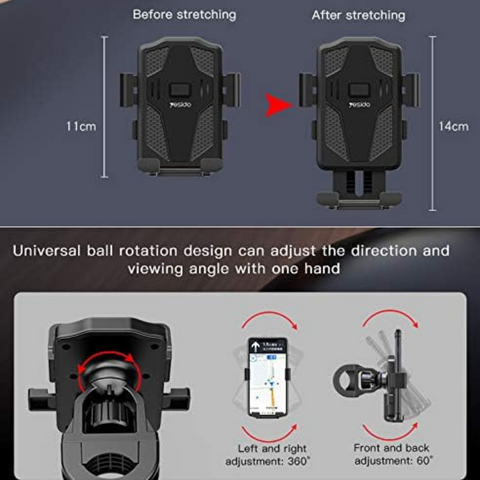 Mobile Phone Holder Mount for Bike and Bicycle - Yesido C94