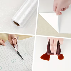 Self Adhesive Waterproof Plain White Wallpaper for Home Decor