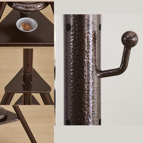 Vertical Clothes Hanging Garment Steamer Stand with Incense Burner