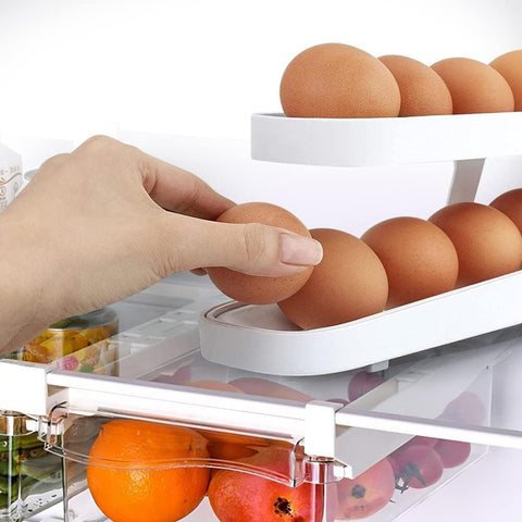 2 Layer Auto Scrolling Egg Rack