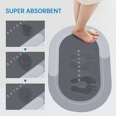 Quick Dry Super Absorbent Non-slip Bathroom Floor Mat [40x60 CM]