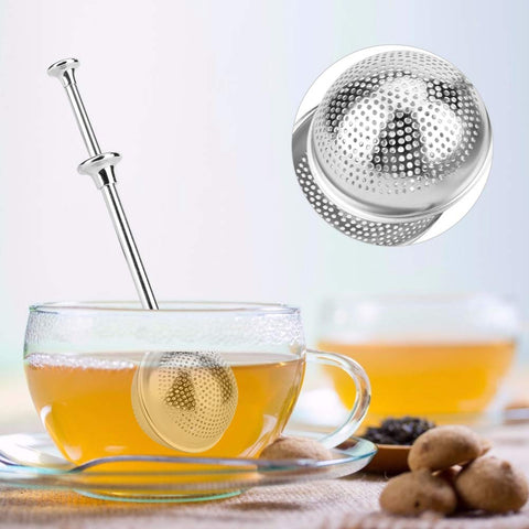 Retractable Tea Strainer, Stainless Steel Tea Filter Spoon