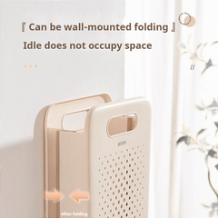 Ecoco Wall Mounted Laundry Basket with Undergarments Compartment