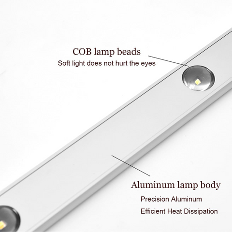 Ultra-slim 40cm USB COB LED Motion Sensor Wireless Light