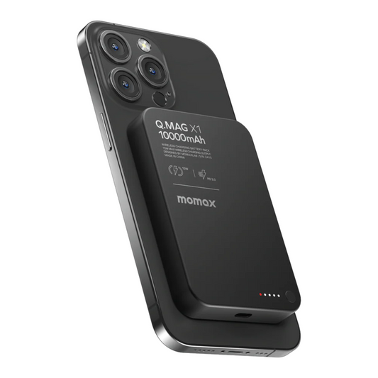 Momax Q.Mag X1 Gen2 Magnetic Wireless Power Bank 10000mAh