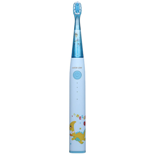 Green Lion Electric Toothbrush for Kids with 3 Function Modes