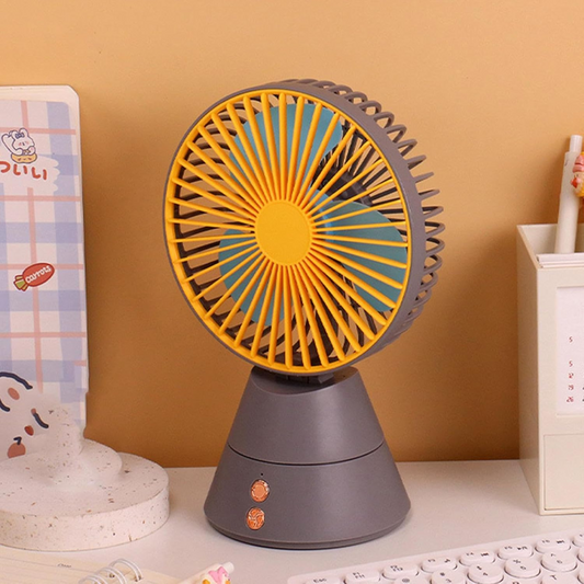 Shaking Head Table Fan / USB Charging Portable Mini Desk Fan