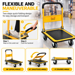 Heavy Duty Foldable Platform Trolley 150kg