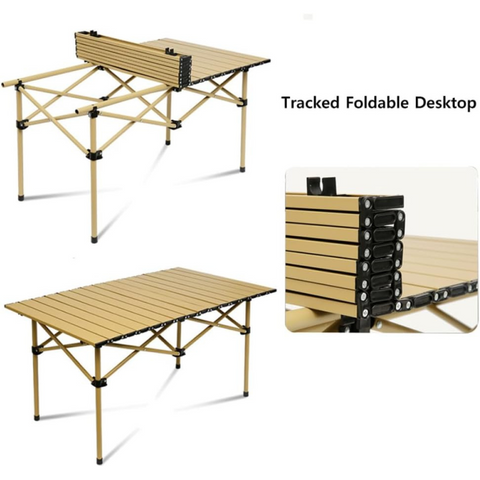 Folding Roll Up Lightweight Outdoor Camping Table