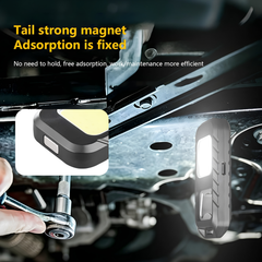 Multifunctional COB Keychain Light with Magnetic Base and Bottle Opener