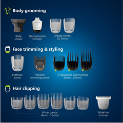 Philips Series 9000 20 IN 1 All in One Trimmer with OneBlade, MG9553/15