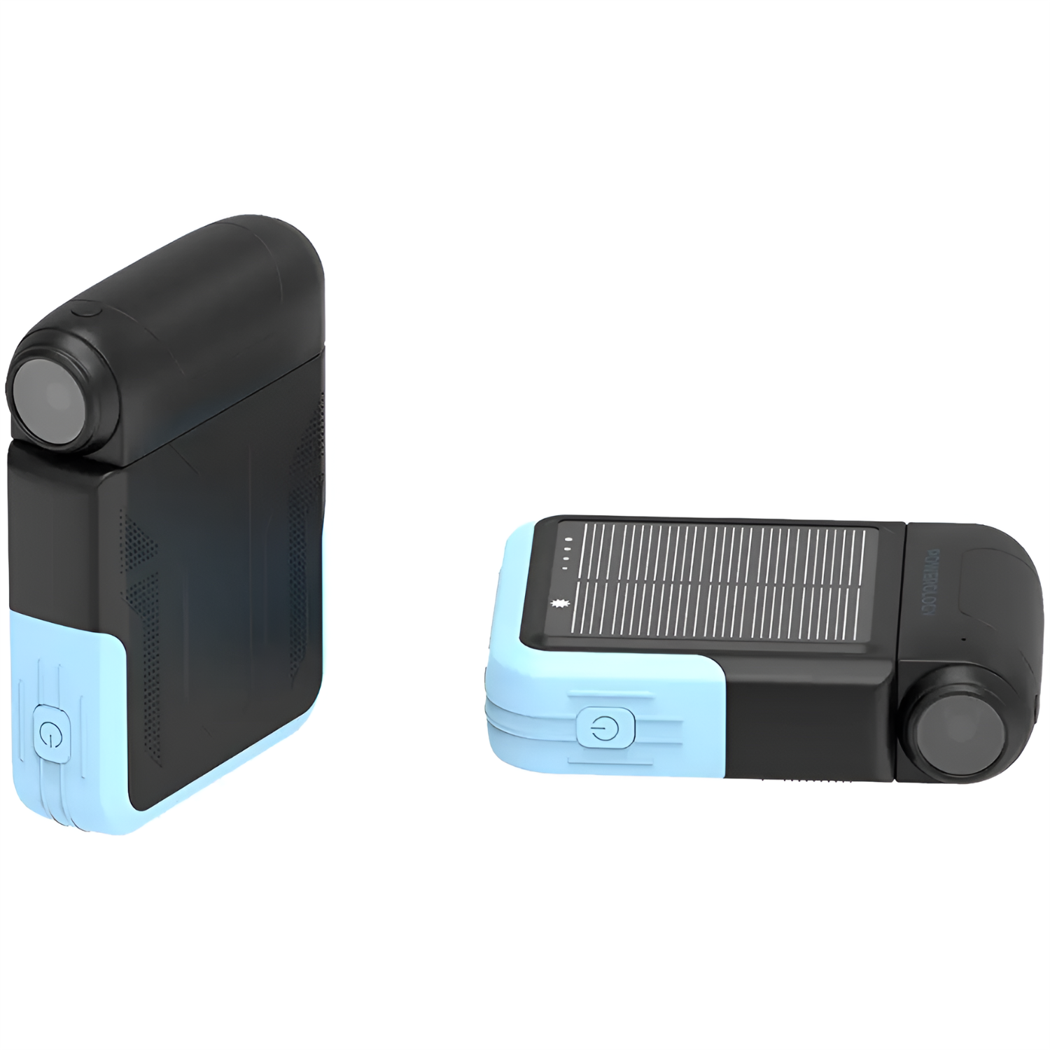 Powerology Sante 10000mAh Solar Power Bank with Detachable Flashlight