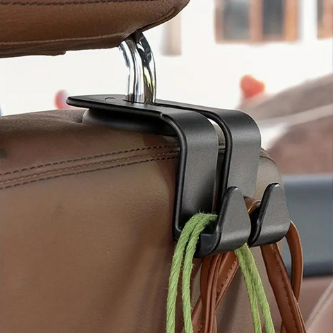 Car Seat Back Multi-functional Double Storage Hook (1 Pcs)
