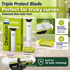 Philips OneBlade Intimate SkinProtect Trimmer QP1924/20