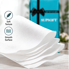 Supsoft 4 Ply Wall Mounted Hanging Bottom Pull Tissue Paper, Pack of 1500