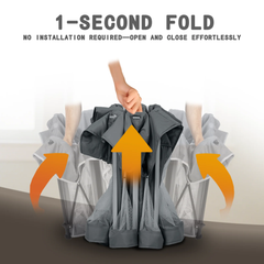 Portable Folding Playpen with Mat and 30 Balls | 120 x 120 x 68 cm