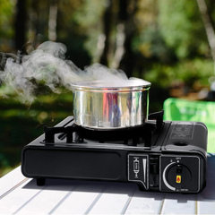Portable Camping Single Burner Stove for Outdoor Camping Hiking Trekking