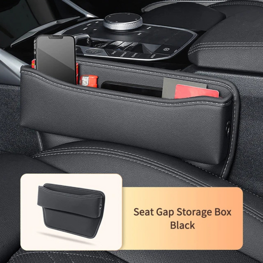 Car Seat Gap Useful Leather Storage Organizer Box