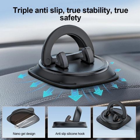 Car Dashboard Mount 360° Rotatable Non-slip Mobile Phone Holder