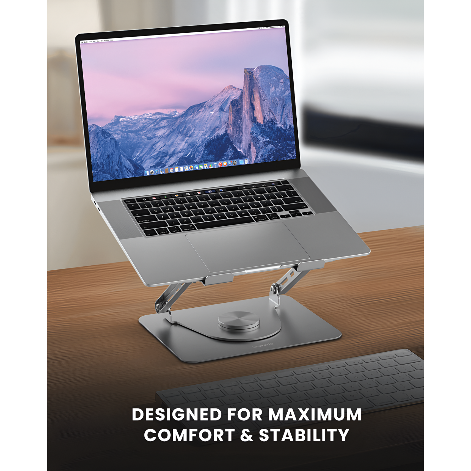 MOXEDO Ergonomic Foldable Cooling Stand for Laptop and Tablet