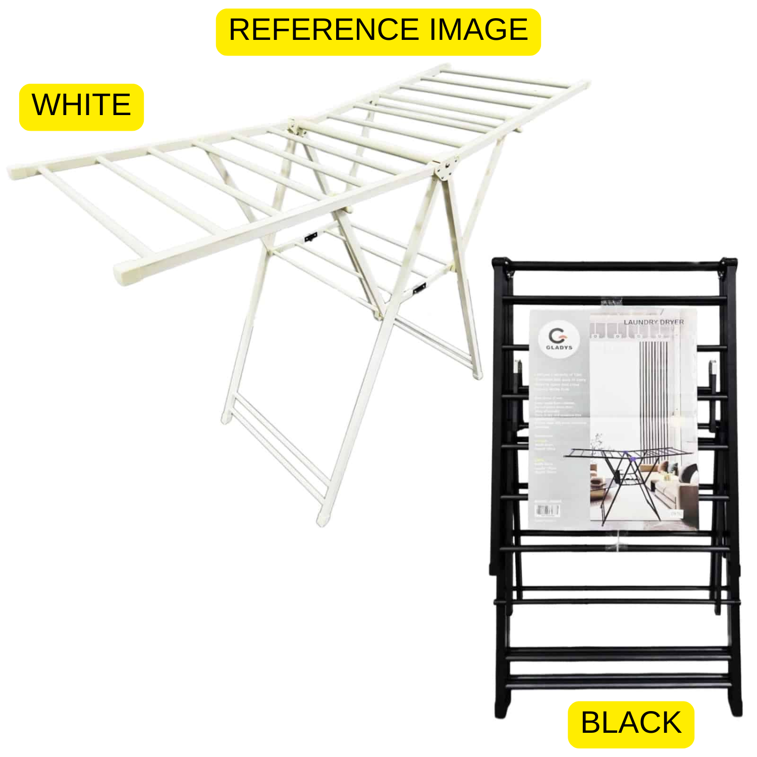Gladys Laundry Drying Rack, Heavy Duty Clothes Airer