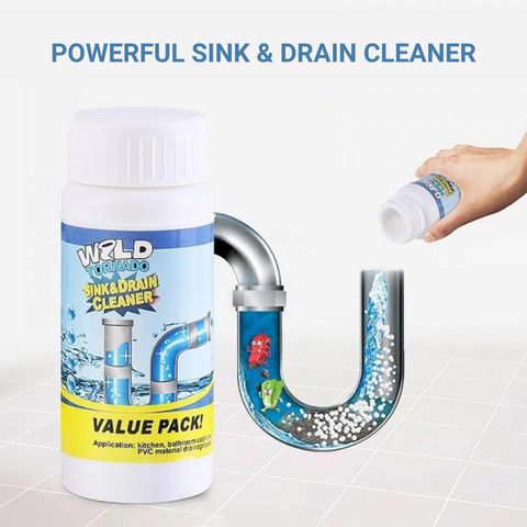 Powerful Sink & Drain Cleaner - High Efficiency Clog Remover for Drainage Path