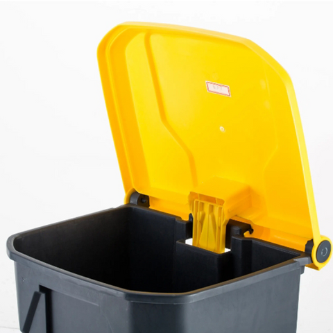 30 Liter Garbage Bin Trash Can with Lid & Foot Pedal