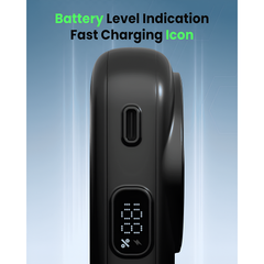 Moxedo 5x 10000mAh Wireless Charging Power Banks with Charging Dock Station, Built-in Cables, USB C Fast Charging and Digital Display